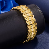 Thick Wrist Link Chain Bracelet Men Jewelry 17mm Wide