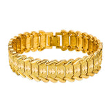 Thick Wrist Link Chain Bracelet Men Jewelry 17mm Wide