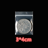Small Plastic Bag Earrings Jewelry Sampler Self-Sealing Bag