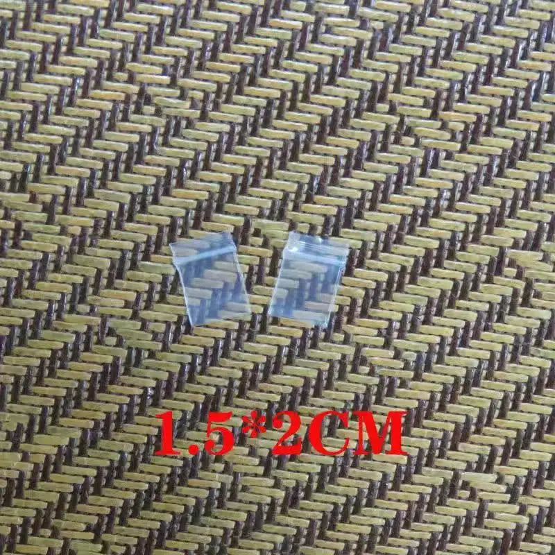 Small Plastic Bag Earrings Jewelry Sampler Self-Sealing Bag