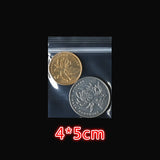 Small Plastic Bag Earrings Jewelry Sampler Self-Sealing Bag