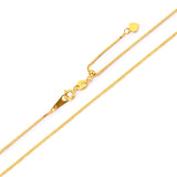 0.8mm Slide 925 Sterling Silver Box Chain Choker Necklace