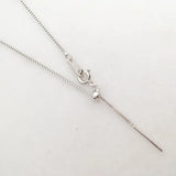925 Sterling Silver Box Chain Adjustable Necklace Choker 18in