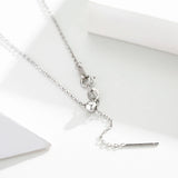 925 Silver Cross Chain Necklace Choker Women Jewelry 18in