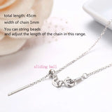 925 Silver Cross Chain Necklace Choker Women Jewelry 18in