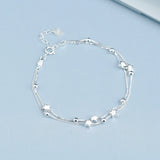 925 Silver Star Chains Anklet Foot Jewelry Leg Bracelet