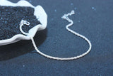 925 Silver Chain Bracelet Women Girls Jewelry
