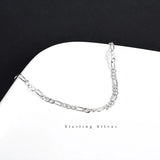 925 Silver Chain Bracelet TLS194 16cm+3cm