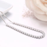 Adjustable Charm Tennis Bracelet CZ Stone Jewelry