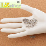 Dragonfly Charm Beads 17x14.5mm 50pcs Zinc Alloy Pendants