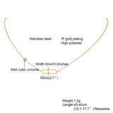 Thin Link Chain Necklace with Carabiner Lock Pendant