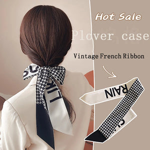 Thin Long Thousand Bird Silk Scarf Lady INS Style