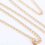 Metal Waist Chain Belt Hip Hop Corset Belt Tassel Waistband Strap