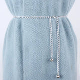 Metal Waist Chain Belt Hip Hop Corset Belt Tassel Waistband Strap