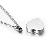 Christian Jewelry Cross Heart Pendant Urn Necklace Cremation Jewelry
