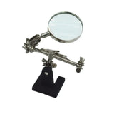 Third Hand Soldering Iron Stand with Magnifying Glass