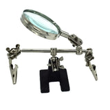 Third Hand Soldering Iron Stand with Magnifying Glass