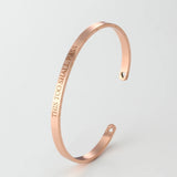 This Too Shall Pass Stainless Steel Bracelet