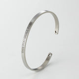 This Too Shall Pass Stainless Steel Bracelet