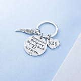 Memorial Necklace - Those We Love Don't Go Away, They Walk Beside Us Everyday