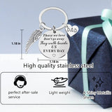 Memorial Necklace - Those We Love Don't Go Away, They Walk Beside Us Everyday