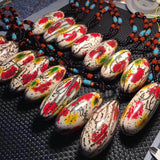 Thousand-Eye Bodhisattva Red Fruits Chain Car for Sweater