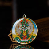 Small Kwan-yin Buddha Statue Thangka Tibetan Buddhism Pendant