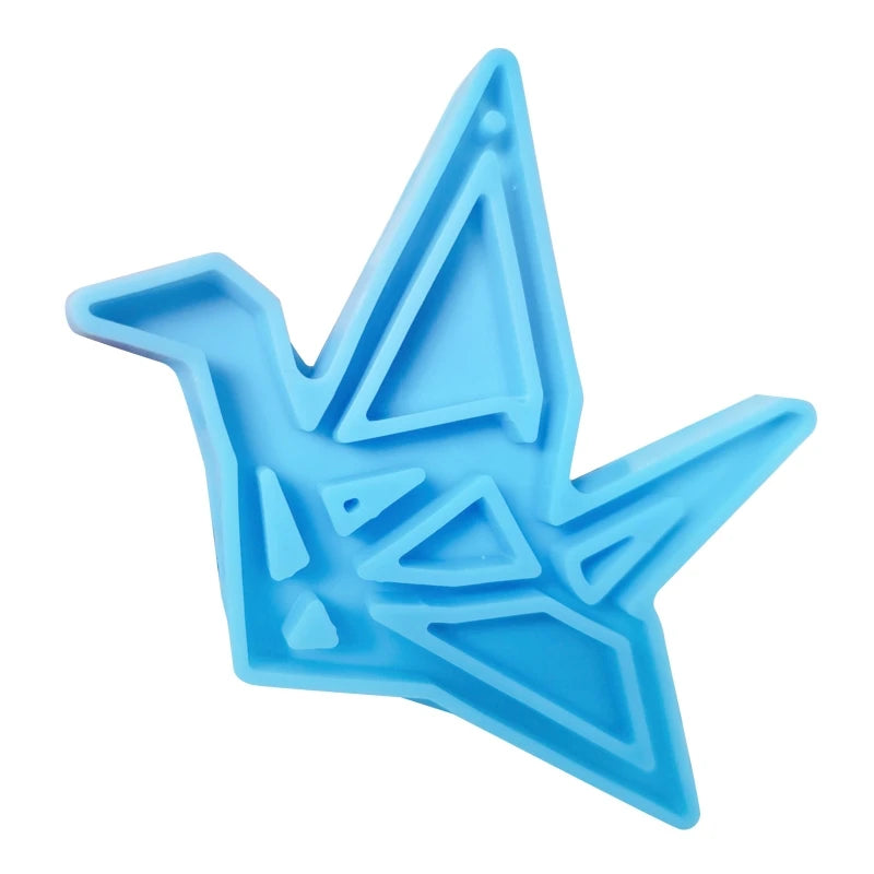 Thousand Paper Crane Ornament Silicone Mold for Resin Jewelry Making