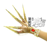 Guanyin Nail Set Peacock Dance Bracelet Armor Ornament