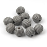 Beehive Round Wooden Beads Jewelry Making DIY Crafts Toys 12/18mm Mixed Spacer