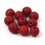 Beehive Round Wooden Beads Jewelry Making DIY Crafts Toys 12/18mm Mixed Spacer