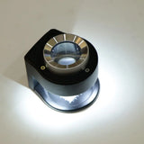 30X Magnification Linen Magnifier UV Currency Detector
