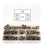 Threaded Inserts Nuts Assortment Kit, 165 PCS