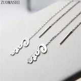 Personalized Name Threader Earrings for Women