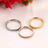 Stainless Steel Wedding Bands Rings for Women