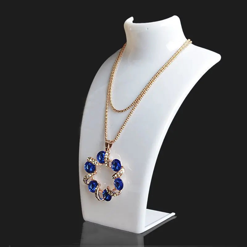 Mannequin Earring Necklace Jewelry Pendant Display Stand Holder