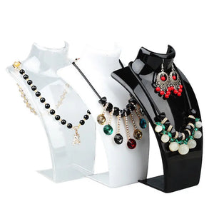 Mannequin Earring Necklace Jewelry Pendant Display Stand Holder