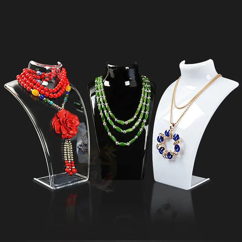 Mannequin Earring Necklace Jewelry Pendant Display Stand Holder