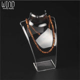 Mannequin Necklace Jewelry Pendant Display Stand Holder