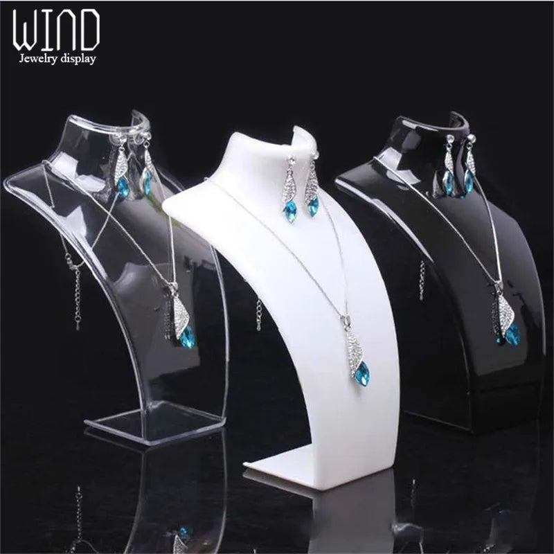 Mannequin Necklace Jewelry Pendant Display Stand Holder