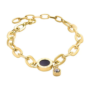 Crystal Silver Bangles Roman Style 3 Colors Female Bracelets