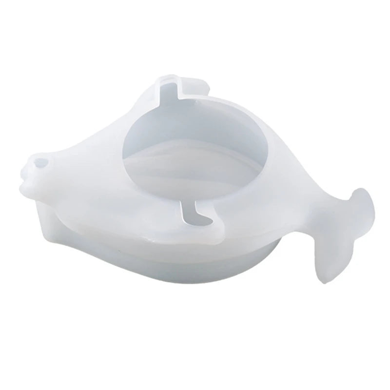 3D Dolphin Soap Box Silicone Mold DIY Epoxy Resin Mold