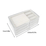 3-Layer Acrylic Necklace Display Stand