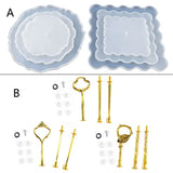 Three-Layer Cake Tray Fruit Table DIY Silicone Mold Resin Epoxy Coaster Mold