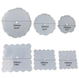 Three-Layer Cake Tray Fruit Table DIY Silicone Mold Resin Epoxy Coaster Mold