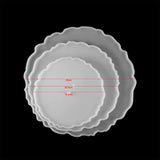3-Layer Fruit Dish Mold Tea Tray Silicone Epoxy Resin Storage Mold