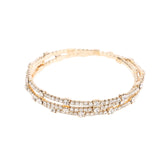 Rhinestone Stretch Bracelet Bangle Jewelry Set
