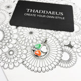 Three Leaf Clover Trefoil Irish Shamrock Pendant Charm For Women Jewelry