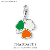 Three Leaf Clover Trefoil Irish Shamrock Pendant Charm For Women Jewelry