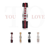 Hand-woven Couple Bracelet Luck Multicolor Ethnic Style Jewelry